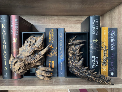 Dragon Booknook Gold