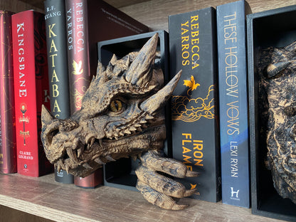 Dragon Booknook Gold