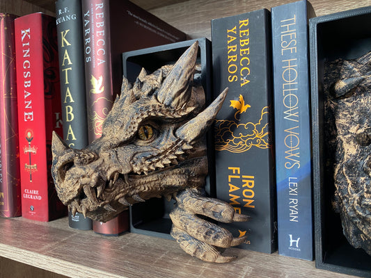 Dragon Booknook Gold